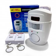Alarmă de Securitate Wireless cu Senzor PIR – Detector de Mișcare, 105 dB, Alb