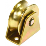 Roată pentru Poartă Culisantă Îngustă – Diametru 60 mm, Șină Tip Țeavă