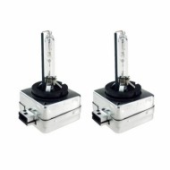 Set 2 becuri Xenon D3S White auto pentru far, suport plastic, 35W, 6000K