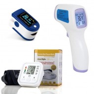 Tensiometru de brat + Termometru noncontact + Pulsoximetru