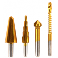 Set 4 freze multifunctionale HSS+Ti 8-20 4-12 12.4 6mm