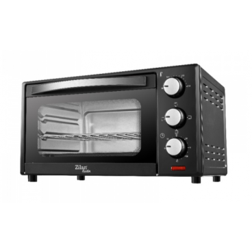 Cuptor electric Zilan ZLN-0973 RODIN, 1200 W, 15 Litri, Temperatura Reglabila, Geam Dublu, Negru