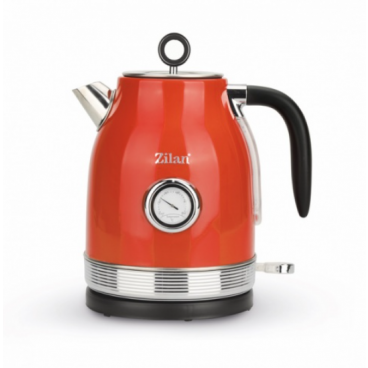 Fierbator RETRO Zilan ZLN7033 Rosu, Capacitate 1.7 Litri, Putere 2200W, Rotire 360