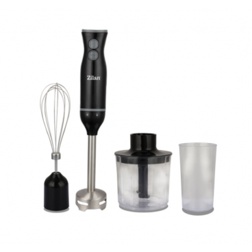 Mixer vertical Zilan ZLN5244 Negru, putere 250W, 2 viteze, mai multe capete