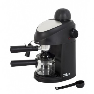 Espressor manual ZILAN ZLN-3154, Negru Dispozitiv spumare, Sistem cappuccino, Putere 800W