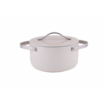 Oala Zilan ZLN0873 din 5 straturi de material, 24 cm diametru, capacitate 5.2l, manere nituite din otel inoxidabil