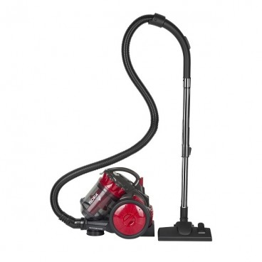 Aspirator fara sac FLORIA ZLN-3451,rosu-negru filtru HEPA 13, filtrare ciclonica, capacitate colectare 2.5L, putere 700W