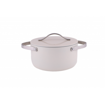 Oala Zilan ZLN0866 din 5 straturi de material, 20 cm diametru, capacitate 2.7l, Otel inoxidabil, Manere nituite