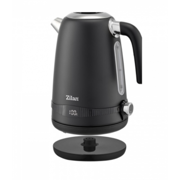 Fierbator electric din Inox Zilan ZLN1001 Negru, digital, 2200 W, 7 niveluri intre 40 - 100 grade celsius