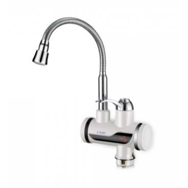 Robinet electric Z-Inox ZLN5480 Alb, incalzire instanta, putere 3000W, inox