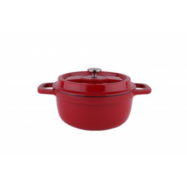 Oala Zilan ZLN0941, Din fier turnat sub presiune puternica, 2.6L, Diametru 22 cm, Inaltime 10 cm, Compatibila cuptor si masina de spalat vase