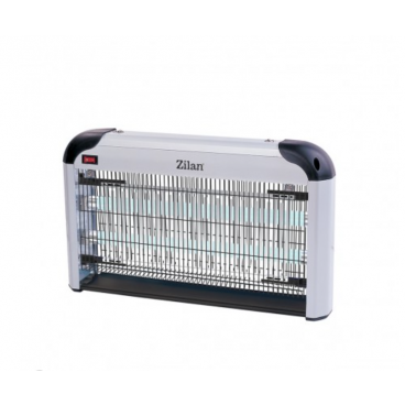 Aparat electric anti-insecte Zilan ZLN7071 Gri, doua lampi cu UV, buton de pornire si oprire