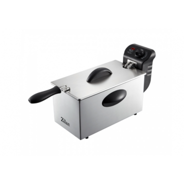 Friteuza Zilan ZLN-1819 din otel inoxidabil, capacitate 3 litri, protectie la supraincalzire