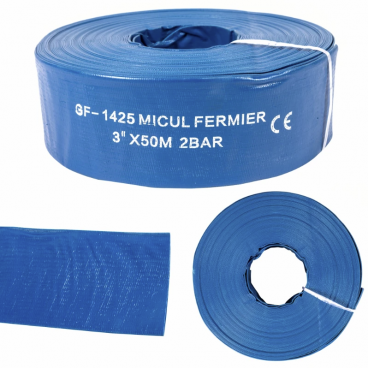 Furtun apa refulare Flat PVC 3'' 50 M