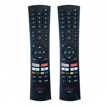 Pachet 2 telecomenzi Smart-tech H004+ Diamant, Akai, Starlight, Blaupunkt, Vortex, Vision Touch