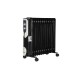 Calorifer electric Floria ZLN-3673,Negru 2500 W, 13 elementi, 3 trepte de putere, Termostat reglabil, Protectie supra-incalzire, Indicator luminos