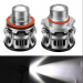 Set 2 becuri auto V6 H11, 100W, 6000K, 5200 lumeni, 0700