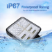 Lampa Led Stroboscopica Bicolor Alb si Galben 108W Proiector 12V / 24V