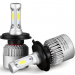 Kit becuri led auto COB S2 H4 2 buc/set 8000Lumeni temperatura 6000K/Alb putere 72W