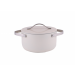 Oala Zilan ZLN0873 din 5 straturi de material, 24 cm diametru, capacitate 5.2l, manere nituite din otel inoxidabil