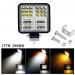 Lampa Led Stroboscopica Bicolor Alb si Galben 108W Proiector 12V / 24V