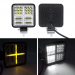 Lampa Led Stroboscopica Bicolor Alb si Galben 108W Proiector 12V / 24V
