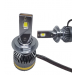 Set 2 becuri auto LED A8, 100W, 15000 Lumeni, Lumina alba 6000k