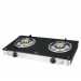 Aragaz plita sticla, corp inox, Zilan, 2 och. ZLN2416, alimentare GPL Butelie