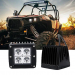 Proiector Offroad CREED, LED, 16W, 4LED, Patrat