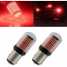 Set 2 Becuri LED Canbus 1156 Pozitie Rosu BA15S P21W 144 LED-uri