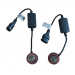 Set 2 becuri auto V6 H11, 100W, 6000K, 5200 lumeni, 0700