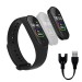 Bratara fitness M4 inteligenta cu masurarea tensiunii arteriale, Ritm cardiac, Nivel oxigen, Notificari, Pedometru, Bluetooth