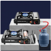 Aragaz camping HappyHome MX777 aprindere automata dubla alimentare butelie spray sau gaz
