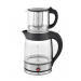 Set fierbator electric plus ceainic Zilan ZLN4858 Argintiu, putere 2200W, capacitate 1.8L si 0.8L