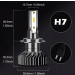 Set 2 becuri LED H7 F2 COB Canbus 100W lumina alb-rece 12.000 lumeni