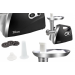 Masina de tocat carne ZILAN ZLN-7599,Negru 1200W, Tava si panou inox, Accesorii umplut carnati, Functie revers, 1.6kg/min