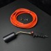 Set Arzator profesional 42cm si furtun gaz 5 metri, accesorii incluse, parlitor pentru butelie, macelarie, negru