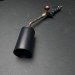 Set Arzator profesional 42cm si furtun gaz 5 metri, accesorii incluse, parlitor pentru butelie, macelarie, negru