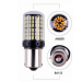 Set 2 Becuri LED Canbus 1156 Pozitie Portocaliu BA15S P21W 144 LED-uri