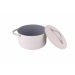 Oala Zilan ZLN0873 din 5 straturi de material, 24 cm diametru, capacitate 5.2l, manere nituite din otel inoxidabil