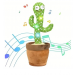 CACTUS dansator si vorbitor cu LED-uri Colorate / Jucarie interactiva OF