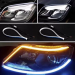Set 2 Benzi Matrix 45CM LED flexibile pentru faruri-alb si galben