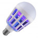 Bec LED 2 în 1 E27 15W – Lumină Albă Rece cu Lampă UV Anti-Insecte