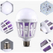 Bec LED 2 în 1 E27 15W – Lumină Albă Rece cu Lampă UV Anti-Insecte