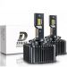 Set 2 Becuri D3s Auto LED 6500k 110W/Set Canbus Carcasa Neagra