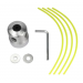 Cap din metal pentru motocoasa, cu 4 fire 3mm