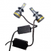Set 2 becuri auto LED A8, 100W, 15000 Lumeni, Lumina alba 6000k
