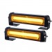 Set 2X Rampa avertizare galbena 3 LED COB
