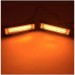 Set 2X Rampa avertizare galbena 3 LED COB