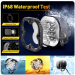 Proiector LED 36W 16 becuri geam GALBEN